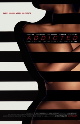 Addicted movie poster (2014) poster with hanger