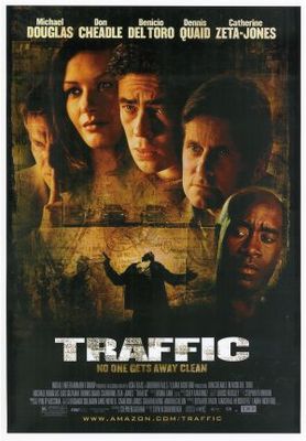 Traffic movie poster (2000) pillow