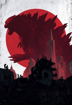 Godzilla movie poster (2014) magic mug #MOV_717bdc4b