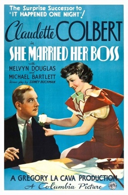 She Married Her Boss movie poster (1935) metal framed poster