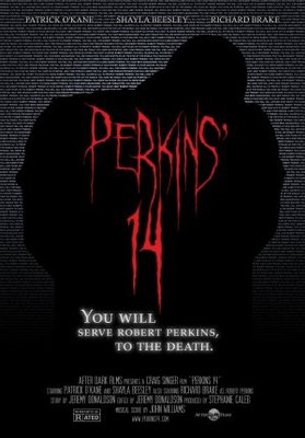 Perkins' 14 movie poster (2009) wooden framed poster