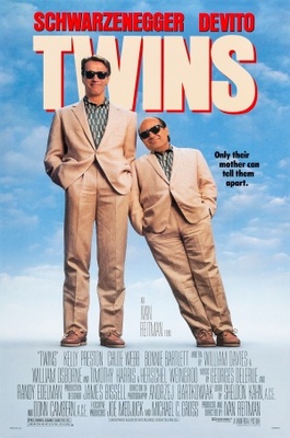 Twins movie poster (1988) canvas poster