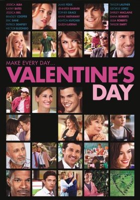 Valentine's Day movie poster (2010) metal framed poster