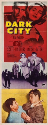 Dark City movie poster (1950) pillow