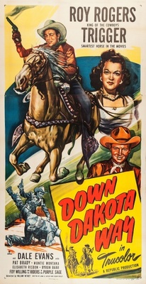 Down Dakota Way movie poster (1949) pillow