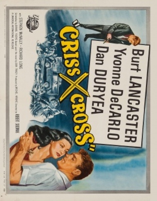 Criss Cross movie poster (1949) wood print
