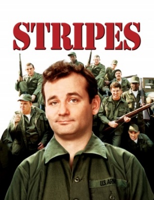 Stripes movie poster (1981) wood print