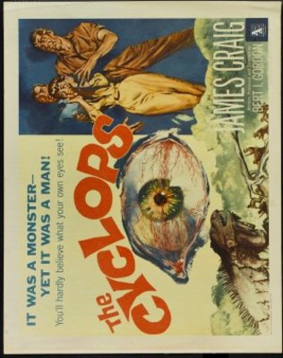 The Cyclops movie poster (1957) poster with hanger