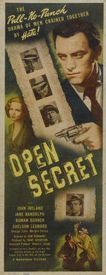 Open Secret movie poster (1948) canvas poster