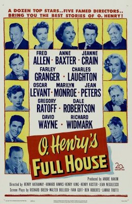 O. Henry's Full House movie poster (1952) wood print