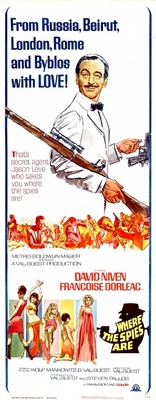 Where the Spies Are movie poster (1965) canvas poster