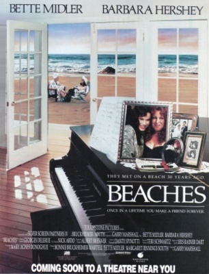 Beaches movie poster (1988) wooden framed poster