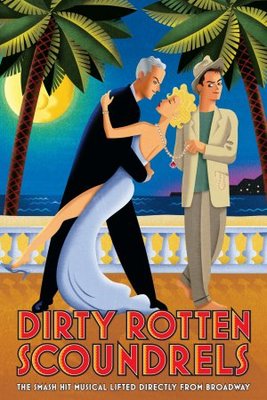 Dirty Rotten Scoundrels movie poster (1988) metal framed poster