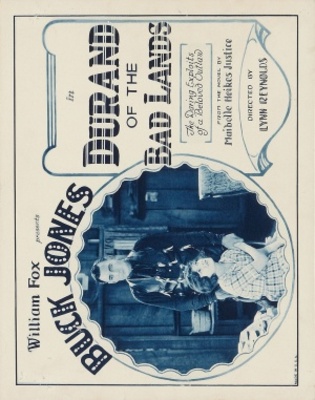 Durand of the Bad Lands movie poster (1917) metal framed poster