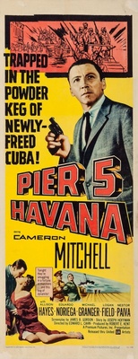 Pier 5, Havana movie poster (1959) wooden framed poster