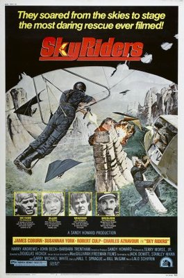 Sky Riders movie poster (1976) tote bag