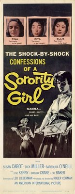 Sorority Girl movie poster (1957) wooden framed poster