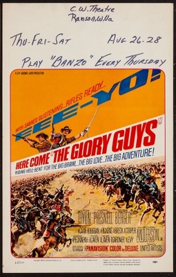 The Glory Guys movie poster (1965) metal framed poster