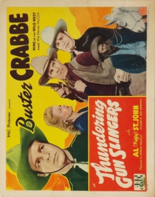 Thundering Gun Slingers movie poster (1944) mouse pad