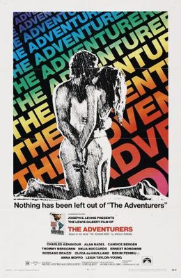 The Adventurers movie poster (1970) wooden framed poster