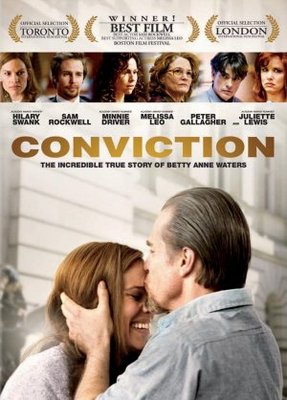 Conviction movie poster (2010) pillow