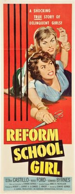 Reform School Girl movie poster (1957) poster with hanger