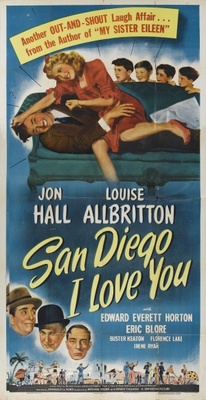 San Diego I Love You movie poster (1944) poster with hanger