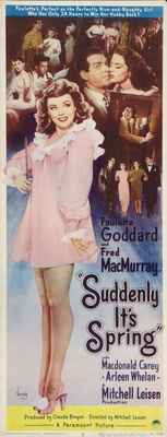 Suddenly, It's Spring movie poster (1947) tote bag
