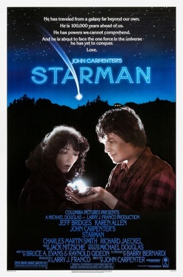 Starman movie poster (1984) wooden framed poster