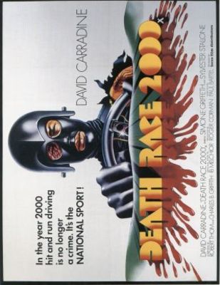 Death Race 2000 movie poster (1975) canvas poster