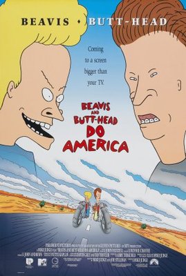 Beavis and Butt-Head Do America movie poster (1996) hoodie
