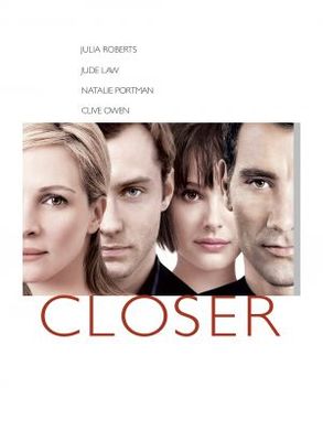 Closer movie poster (2004) pillow