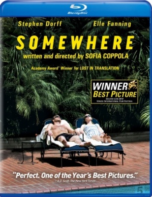 Somewhere movie poster (2010) wood print