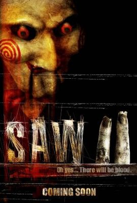 Saw II movie poster (2005) wooden framed poster