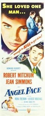 Angel Face movie poster (1952) canvas poster