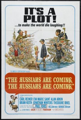The Russians Are Coming, the Russians Are Coming movie poster (1966) wooden framed poster