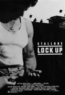 Lock Up movie poster (1989) metal framed poster