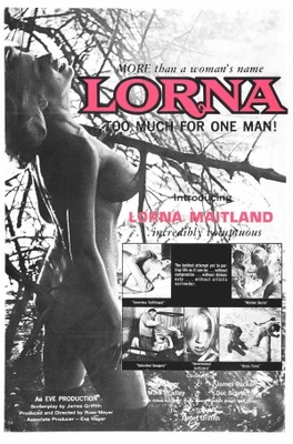 Lorna movie poster (1964) wood print