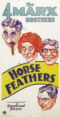 Horse Feathers movie poster (1932) metal framed poster