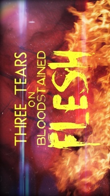 Three Tears on Bloodstained Flesh movie poster (2012) wood print