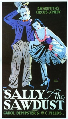 Sally of the Sawdust movie poster (1925) wooden framed poster