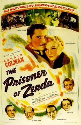 The Prisoner of Zenda movie poster (1937) canvas poster