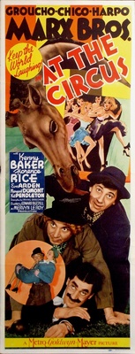 At the Circus movie poster (1939) wood print
