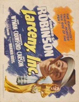 Larceny, Inc. movie poster (1942) poster with hanger