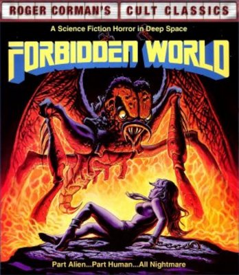 Forbidden World movie poster (1982) poster with hanger