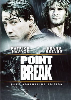 Point Break movie poster (1991) pillow