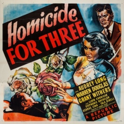 Homicide for Three movie poster (1948) poster with hanger
