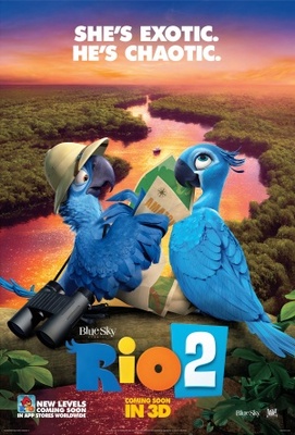 Rio 2 movie poster (2014) wood print