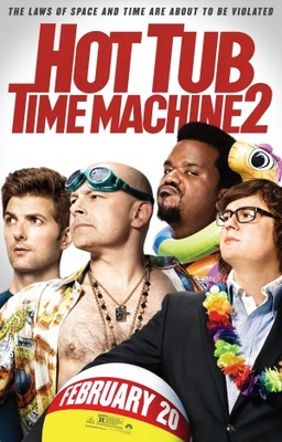 Hot Tub Time Machine 2 movie poster (2015) canvas poster