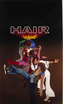 Hair movie poster (1979) pillow